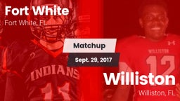 Matchup: Fort White vs. Williston  2016