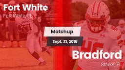 Matchup: Fort White vs. Bradford  2018