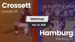 Matchup: Crossett vs. Hamburg  2016