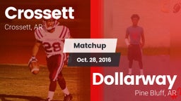 Matchup: Crossett vs. Dollarway  2016