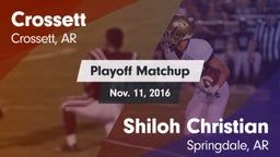 Matchup: Crossett vs. Shiloh Christian  2016