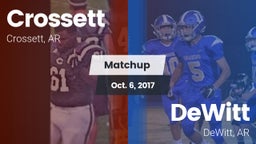 Matchup: Crossett vs. DeWitt  2017