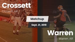 Matchup: Crossett vs. Warren  2018