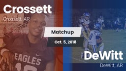 Matchup: Crossett vs. DeWitt  2018
