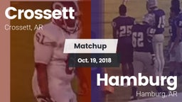 Matchup: Crossett vs. Hamburg  2018