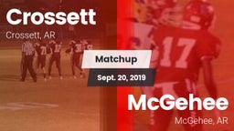Matchup: Crossett vs. McGehee  2019