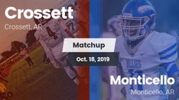 Matchup: Crossett vs. Monticello  2019