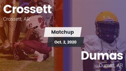 Matchup: Crossett vs. Dumas  2020