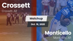 Matchup: Crossett vs. Monticello  2020