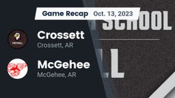 Recap: Crossett  vs. McGehee  2023