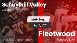 Matchup: Schuylkill Valley vs. Fleetwood  2017