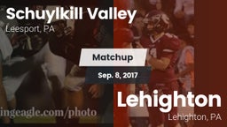 Matchup: Schuylkill Valley vs. Lehighton  2017