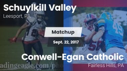 Matchup: Schuylkill Valley vs. Conwell-Egan Catholic  2017