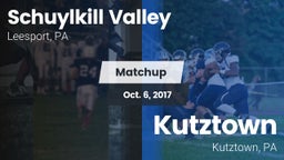 Matchup: Schuylkill Valley vs. Kutztown  2017