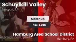 Matchup: Schuylkill Valley vs. Hamburg Area School District 2017