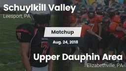 Matchup: Schuylkill Valley vs. Upper Dauphin Area  2018