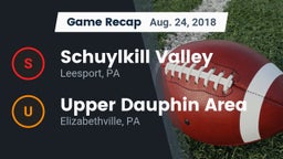 Recap: Schuylkill Valley  vs. Upper Dauphin Area  2018