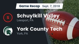 Recap: Schuylkill Valley  vs. York County Tech  2018