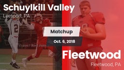 Matchup: Schuylkill Valley vs. Fleetwood  2018