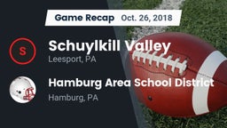 Recap: Schuylkill Valley  vs. Hamburg Area School District 2018