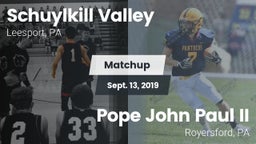 Matchup: Schuylkill Valley vs. Pope John Paul II 2019