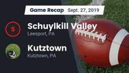 Recap: Schuylkill Valley  vs. Kutztown  2019