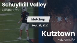 Matchup: Schuylkill Valley vs. Kutztown  2020