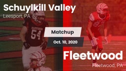 Matchup: Schuylkill Valley vs. Fleetwood  2020
