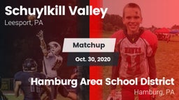 Matchup: Schuylkill Valley vs. Hamburg Area School District 2020