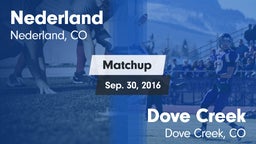 Matchup: Nederland vs. Dove Creek  2016