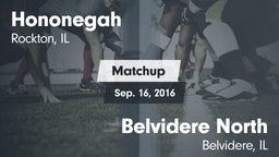 Matchup: Hononegah High vs. Belvidere North  2016