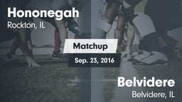 Matchup: Hononegah High vs. Belvidere  2016