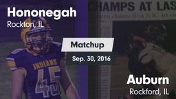 Matchup: Hononegah High vs. Auburn  2016