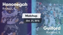 Matchup: Hononegah High vs. Guilford  2016