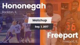 Matchup: Hononegah High vs. Freeport  2017