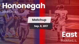 Matchup: Hononegah High vs. East  2017