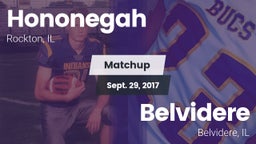 Matchup: Hononegah High vs. Belvidere  2017