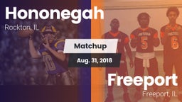 Matchup: Hononegah High vs. Freeport  2018