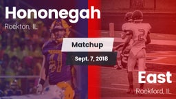 Matchup: Hononegah High vs. East  2018
