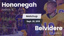 Matchup: Hononegah High vs. Belvidere  2018