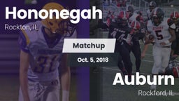 Matchup: Hononegah High vs. Auburn  2018
