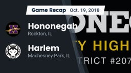 Recap: Hononegah  vs. Harlem  2018