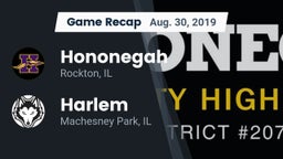 Recap: Hononegah  vs. Harlem  2019