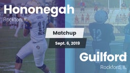 Matchup: Hononegah High vs. Guilford  2019