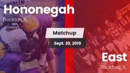 Matchup: Hononegah High vs. East  2019