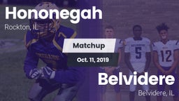 Matchup: Hononegah High vs. Belvidere  2019