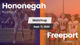 Matchup: Hononegah High vs. Freeport  2020