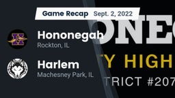 Recap: Hononegah  vs. Harlem  2022