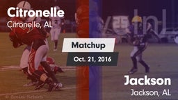 Matchup: Citronelle vs. Jackson  2016