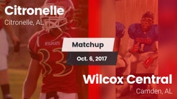 Matchup: Citronelle vs. Wilcox Central  2017